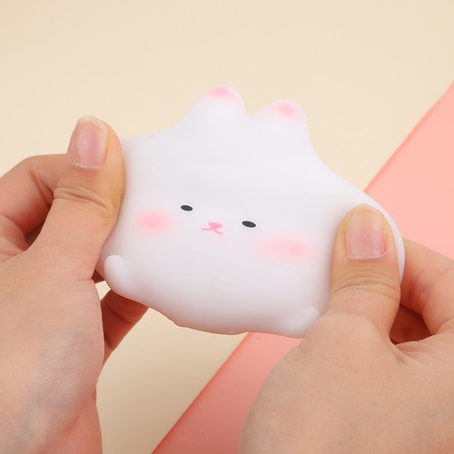 Lasha rabbit pinchle creative flour animal vent ball decompression artifact slow rebound children's small toys wholesale