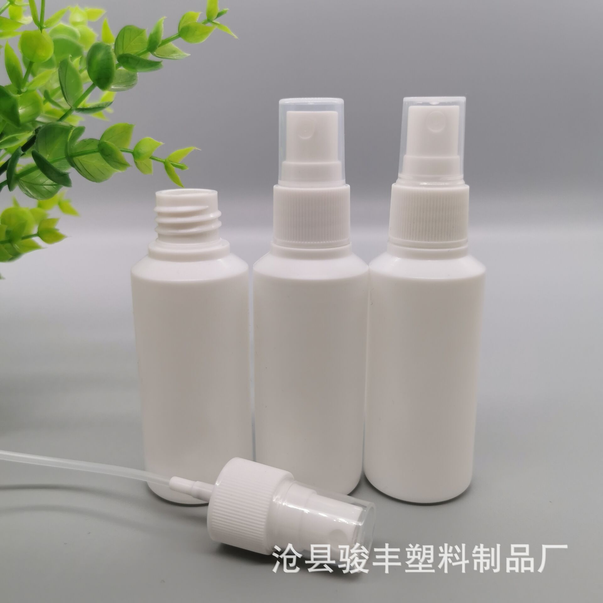 厂家直发60ml斜肩喷雾瓶 pe塑料喷瓶 水剂瓶 分装瓶