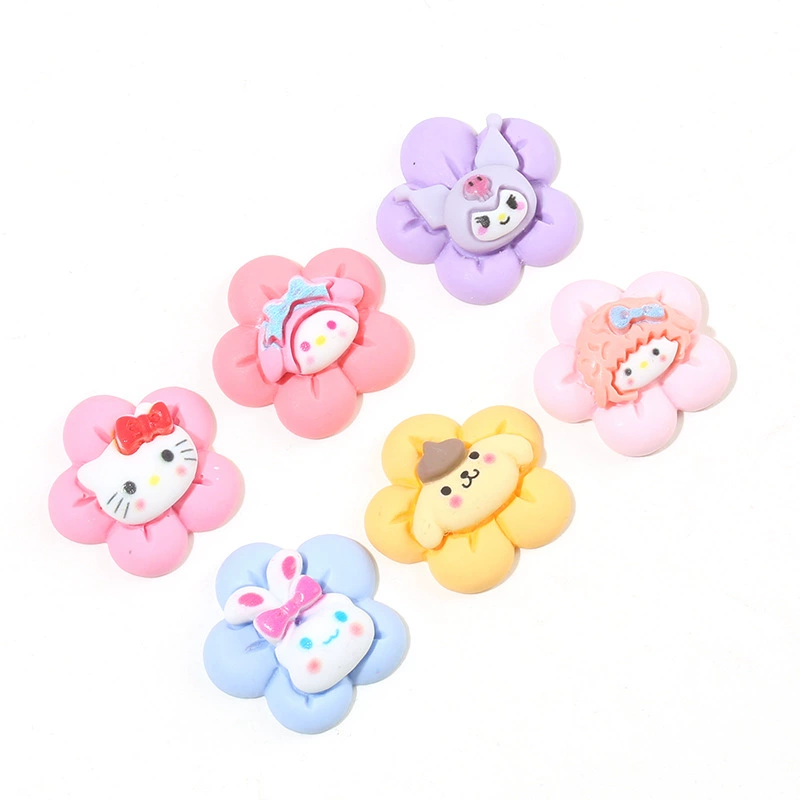 Cute children's hair accessory with bow, shoes, materials set, flowered, handmade