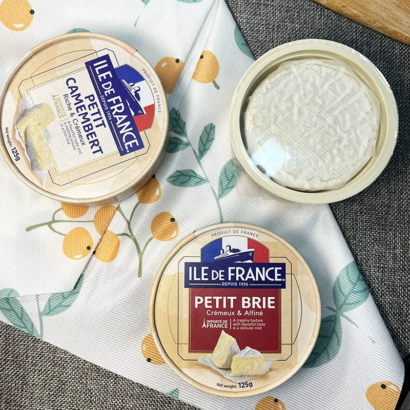 Французский сыр Little Brie Little Bronze Cheese 125г*12 коробка/Коробка мгновенного употребления Мягкие сырные плесени