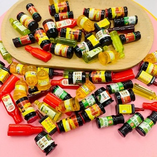 Simulation convenience store kitchen condiment cream glue diy mobile phone case accessories miniature food play resin accessories wholesale