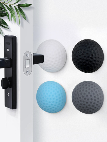 Door suction punch-free door stopper silicone door collision anti-collision door resistance thickened new door collision household buffer silent door top