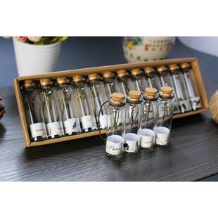 A Box of Handmade Hanging Wishing Bottles, Wedding Drift Bottle Jewelry, Creative Gifts, Valentine's Day Small Gifts for Students