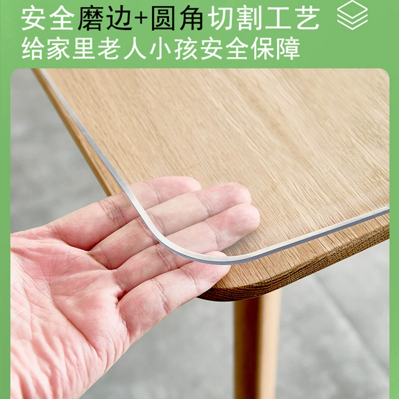 Glass waterproof protective table table mat, anti-scald