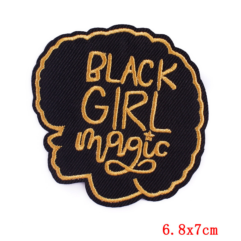 1 Piece Simple Style Letter Black Clothing Columbia Sticker Patches display picture 3