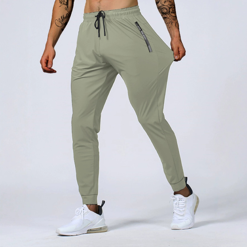 Cross-Border Style Men's Jogging Pants, Sports Pants, Yoga Gym Training Pants, Running Workout Casual Pants, Plus-Size Long Pants