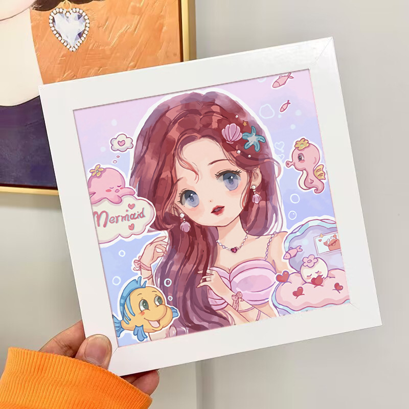 Nuevo dibujo de diamante infantil de labu diy pegatinas de diamante con marcos de fotos hechas a mano diy puzzle pegatinas de mampostería image 180