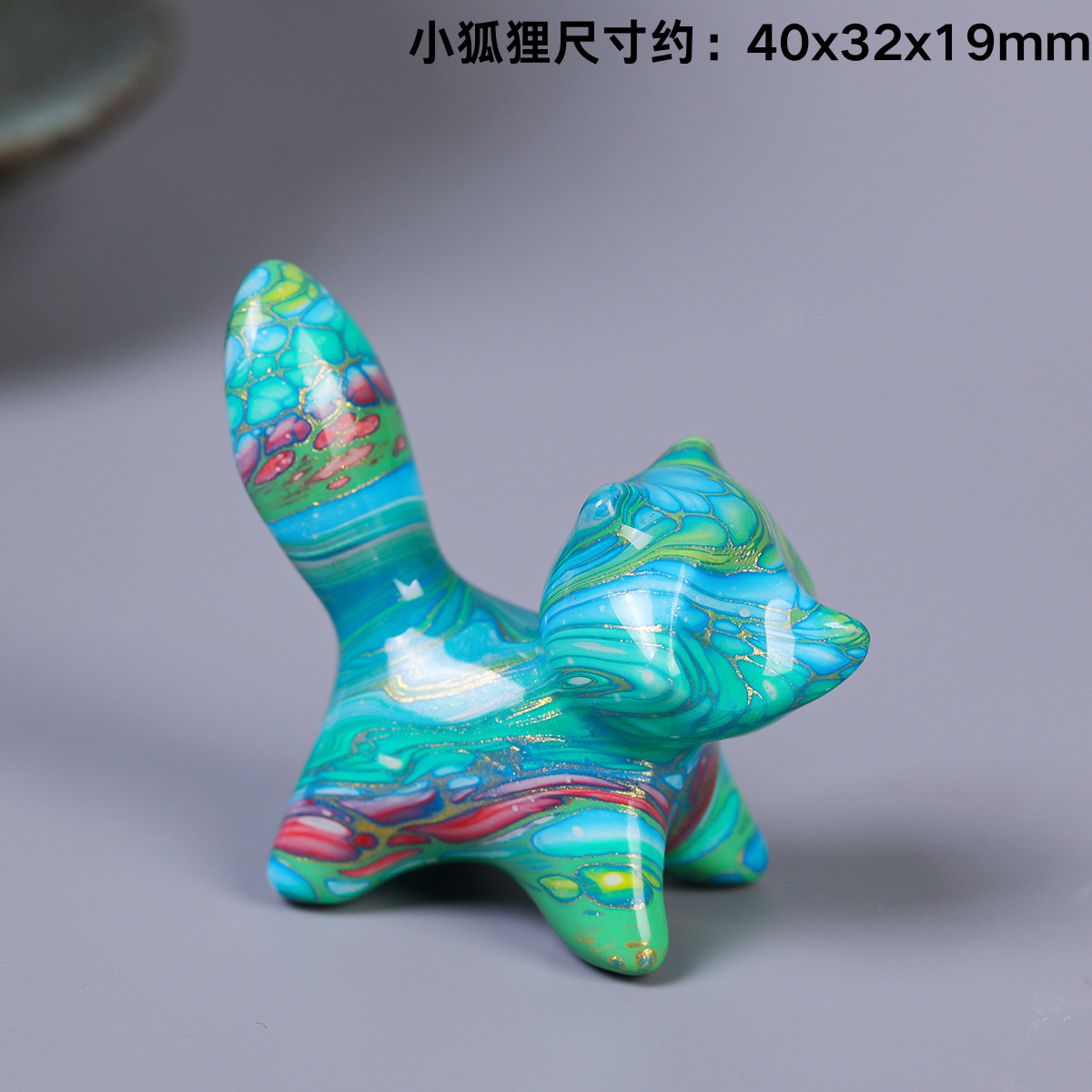 杭州霊隠漆猫シリーズ カラフルで可愛い猫 招き猫 漆塗り置物 文玩装飾