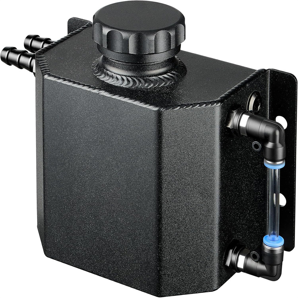 Ebay Amazon Hot Selling Car Modification Accessories Square Type Breathable Oil Pot Modification 1L 2L Fuel Tank Universal Car