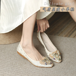 ��ЬŮ2023�ļ��¿�ŮЬ��Ь���^ƽ��Ьܛ�ל\����ɫ����ЬŮ