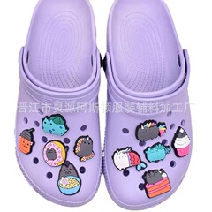 洞洞鞋配飾滴塑鞋花crcs拖鞋鞋扣配件裝飾扣diy個性手環帶可拆卸