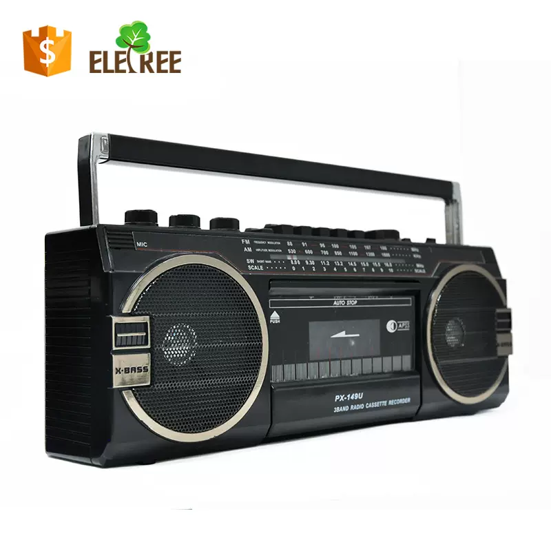 跨境经典复古Mp3播放器cassette recorders立体声磁带录音机