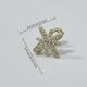 Cross-Border Hot Selling Niche Design Zircon Six-Pointed Star Teeth Tooth Decoration Hip-Hop Braces Tooth Decoration Hiphopg Rill