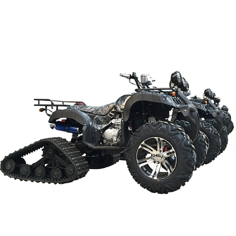 Снего- мотоцикл двойной 250cc гусеничный колесный пляжный автомобиль для взрослых, четырехколесный внедорожник, устройство