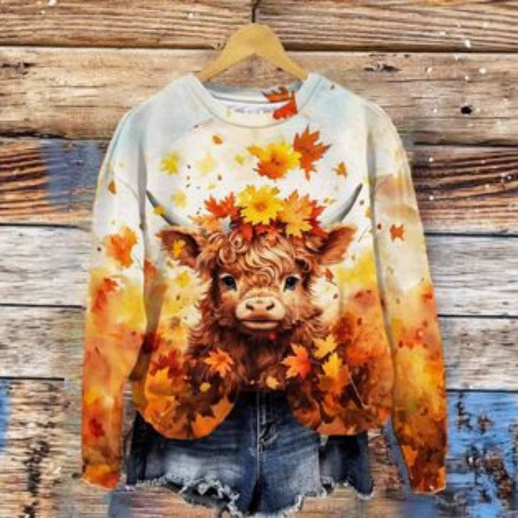 2025 новый европейский и американский повседневный универсальный модный высококачественный спортивный свитшот с длинным рукавом и круглым вырезом