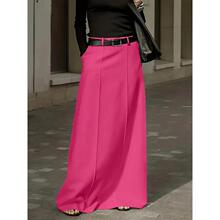 Z 58655 Vintage A-line loose maxi skirt ���ŷ� A �ֿ��ɳ�ȹ