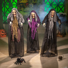 国境を越えたハロウィーンの魔女が電動の魔女を飾って庭を飾ってメーカーの卸売りを飾る