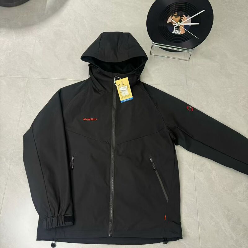 Stand Collar Spring/Summer Jacket Mammoth 2.0 Red Label Stand Collar Breathable Waterproof Windproof Long-Sleeve Softshell