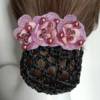 Summer elegant fashionable hair mesh, hair accessory, hairgrip, flowered, Japanese and Korean, 2023