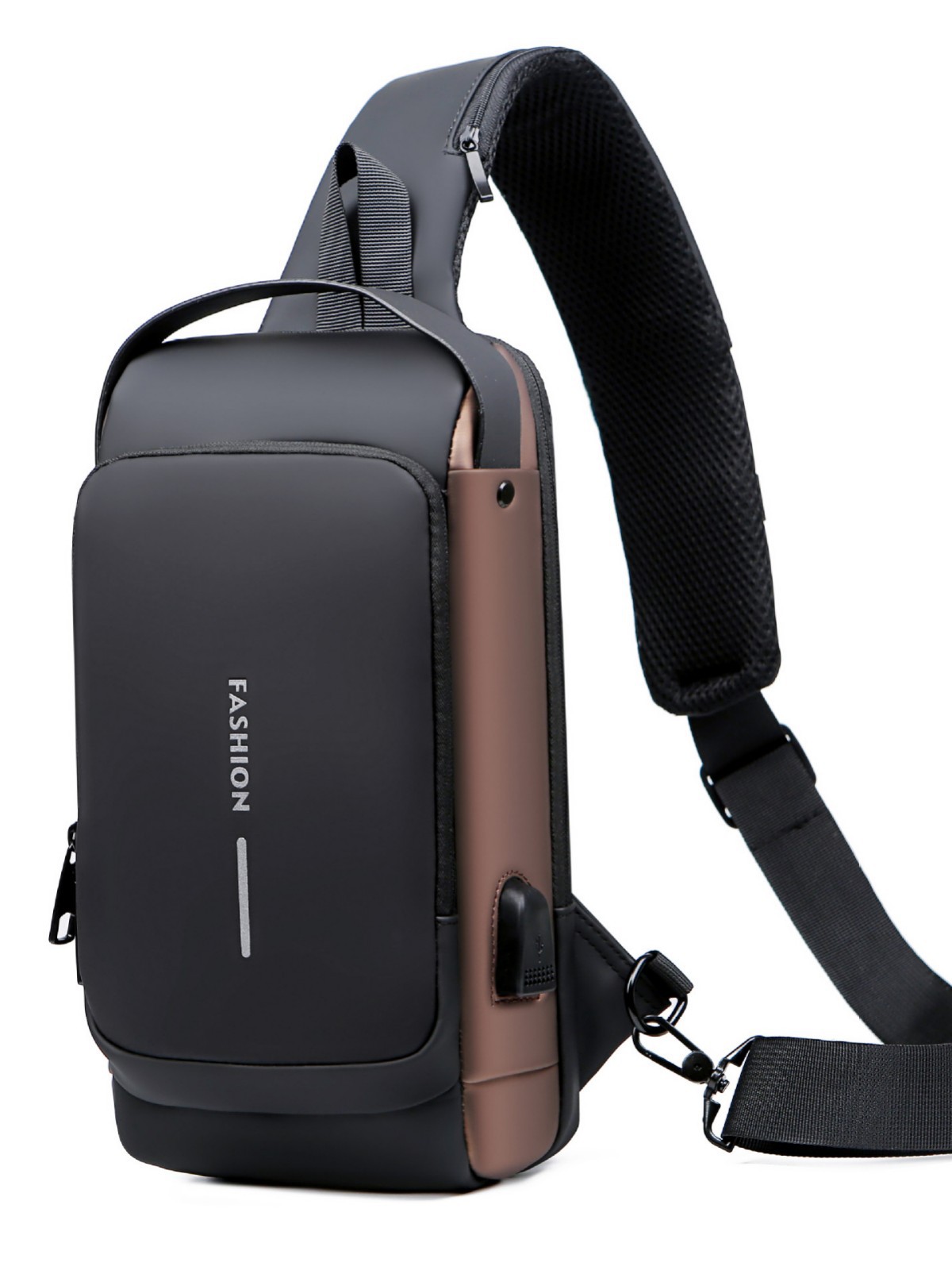 Bolso de pecho de hombre transfronterizo bloqueo de contraseña alta sensación de locomotora bolsa de transporte de hombro al aire libre bolsa deportiva regalos al por mayor