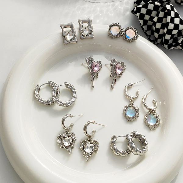Trend earrings hip-hop style