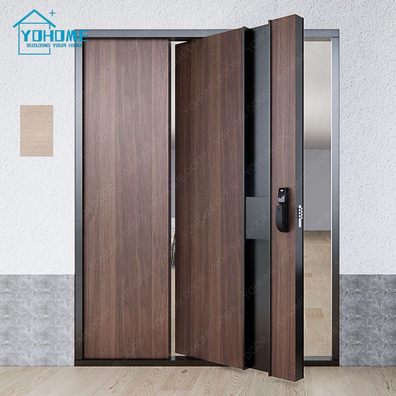 Foshan Source Factory Outdoor Wooden Door, Entrance Security Door, Anti-Theft Door, Villa Main Door, Luxury Front Door, Pivot Door Foshan Source Factory Outdoor Wooden Door, Entrance Security Door, Anti-Theft Door, Villa Main Door, Luxury Front Door, Pivot Door
