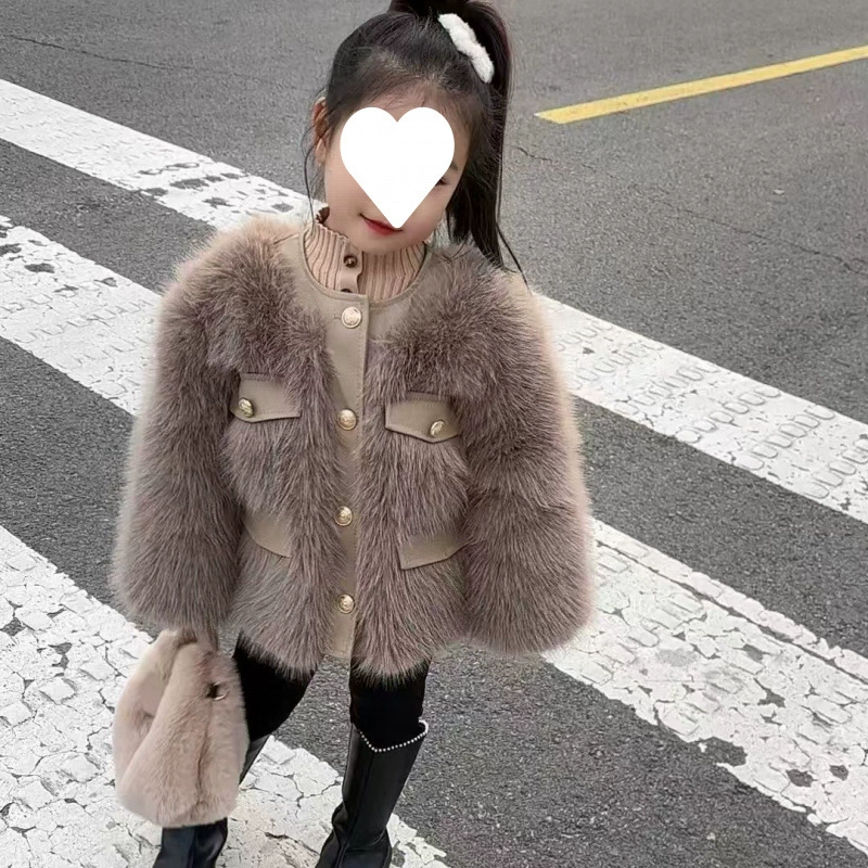 Demi-season down jacket girl's, increased thickness