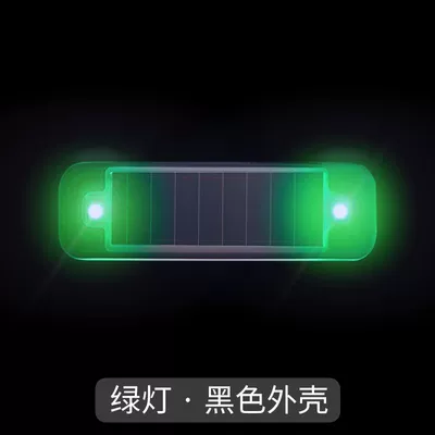 Anti-Rear Collision Dual Flash Warning – Other lights - black-shell-green-light-flashing-light-and-dark-automatic-flashing