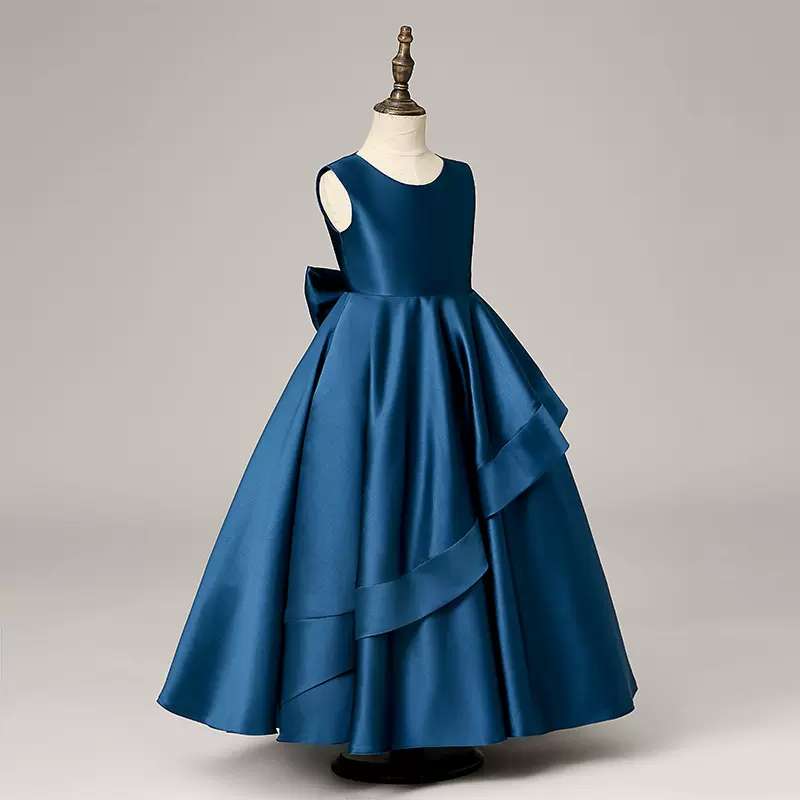儿童礼服公主裙蓬蓬纱2025新款夏季花童主持人钢琴演出服女童礼服