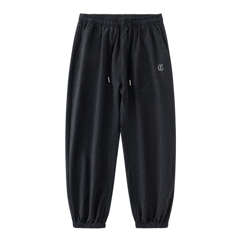 Hombres primavera y verano 2023 nuevos pantalones sueltos, pantalones casuales deportivos americanos de nueve puntos