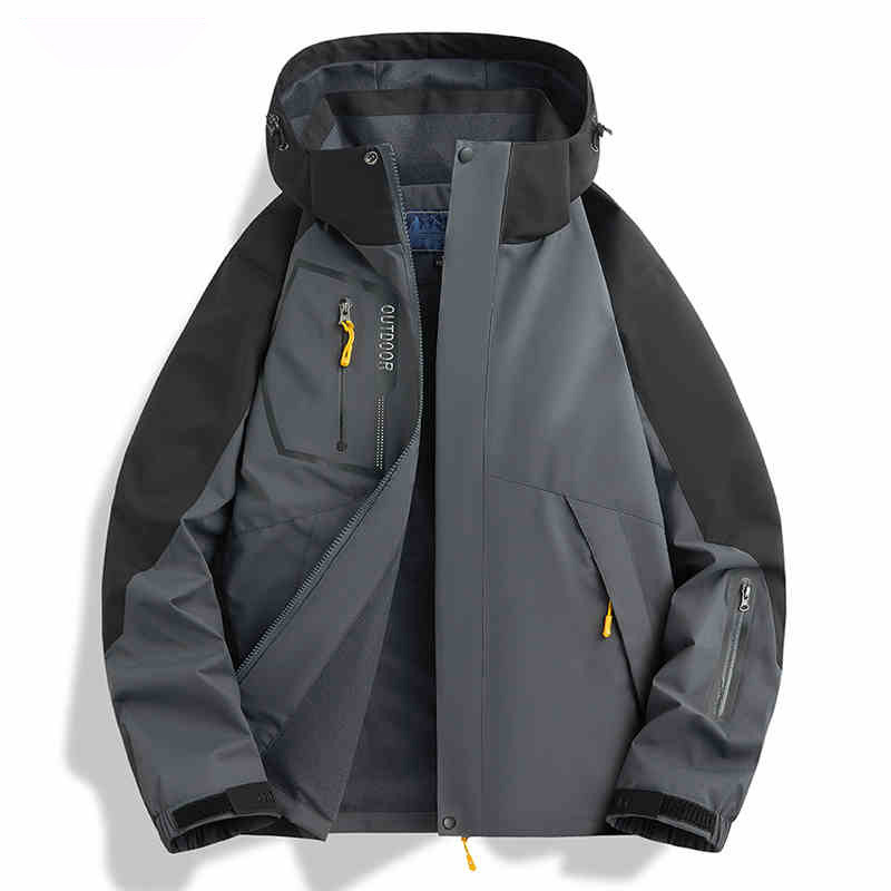 Camello HJCAMEL traje de asalto chaqueta hombre primavera nuevo impermeable a prueba de viento ropa de montaña chaqueta de moda de montar