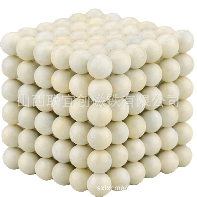 供应彩色5mm魔方磁球  方形磁铁魔方 216颗彩色魔方磁球  巴克球