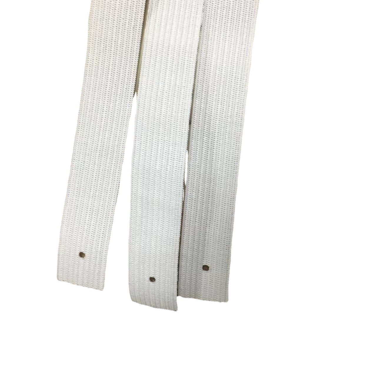 厂家直销 牙科医生防护面罩松紧带 激光打孔针织白松紧带 1.5\2CM