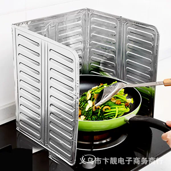 Oil-proof plate oil-proof splash-proof kitchen oil-proof aluminum foil plate heat insulation plate cooking heat insulation oil-proof splash-proof hot oil
