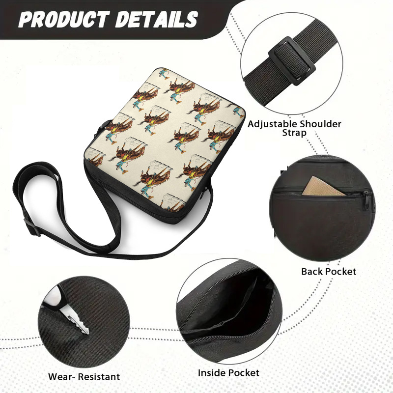 Mochila de impresión transfronteriza mini bolso bolso de bolso de bolso de hombro bolso de moda bolso cuadrado bolso personalizado image 3