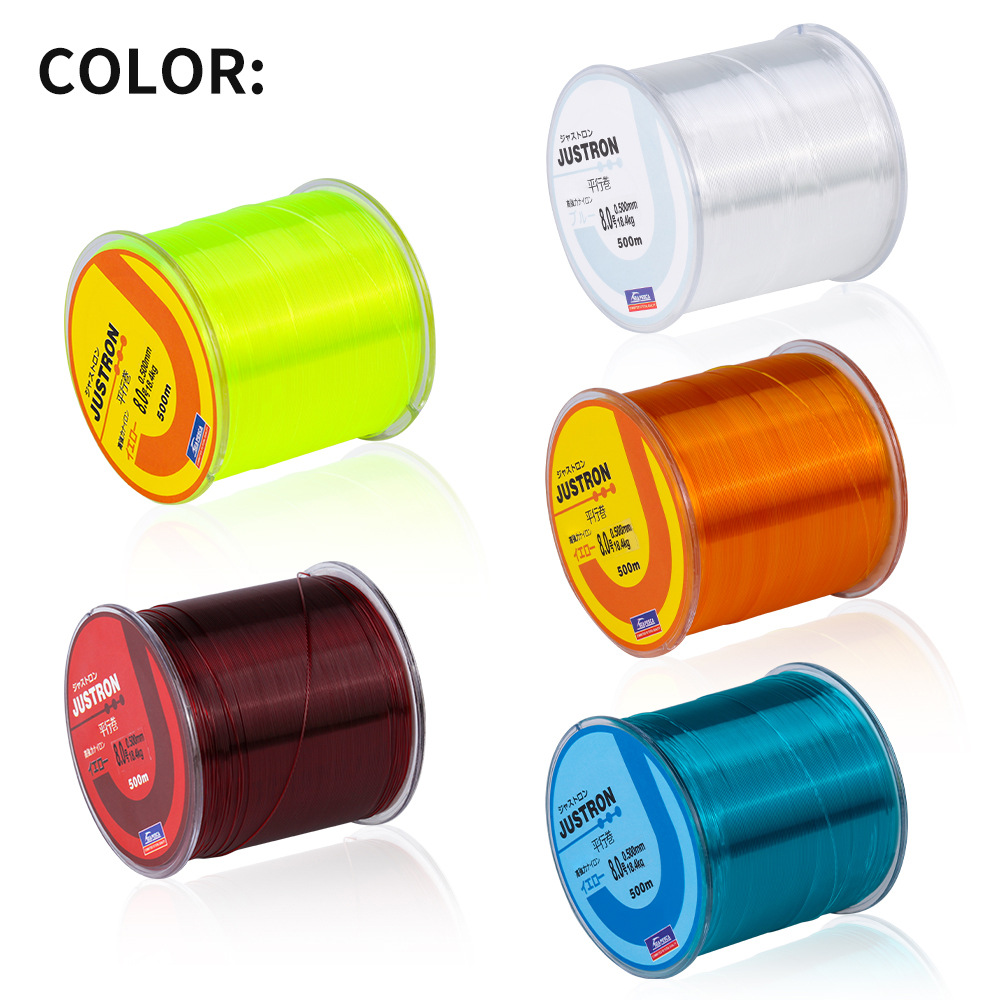 Luya bait 500 meters enhanced the nylon line color sea pole road Asian bait and the fishing line parallel paper fishing line fishing gear 2