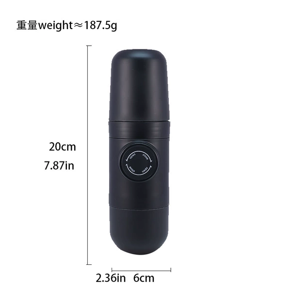 Handheld black coffee machine