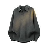 2026秋季青少年圆领宽松针织衫运动风格长袖透气腈纶毛衣，男装针织衫/毛衣，星座614