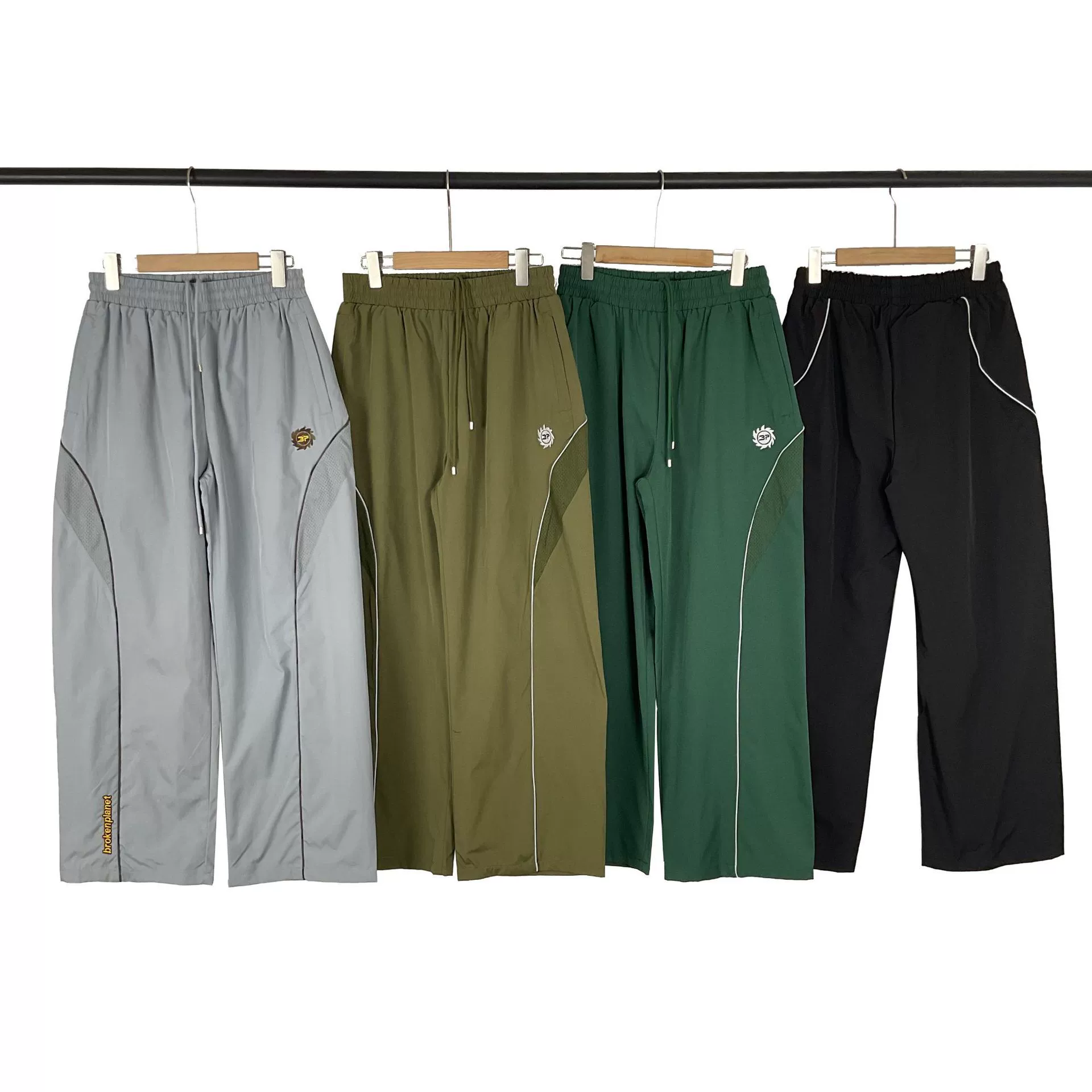 Повседневные брюки с вышитым логотипом Broken Planet и отражающими полосками, шорты для мужчин и женщин