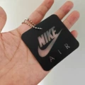One black transparent label nk film