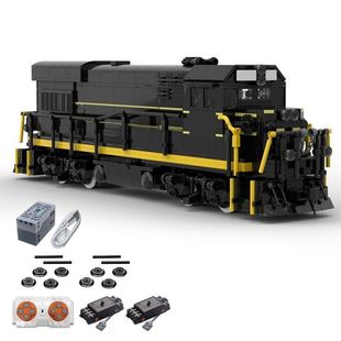 Building Blocks Cross-Border Moc-116993 Ge-U18B-Scl Large Train 1408 Particle Number Toys
