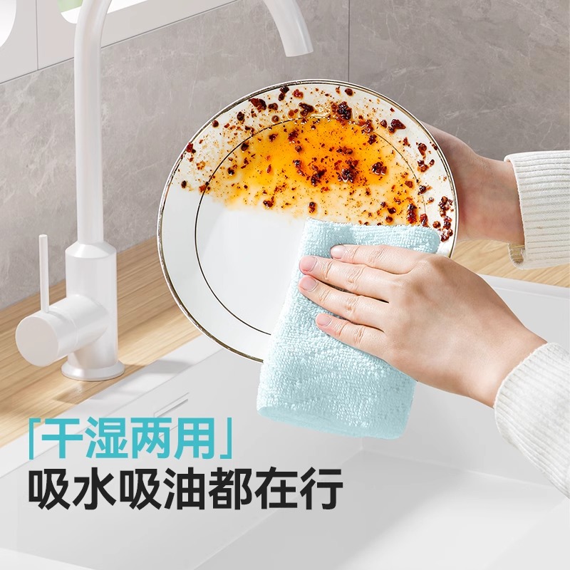 Toal de lavado de platos desechable para la cocina con toallas de lavado de platos de absorción de agua gruesa para la gente perezosa image 3