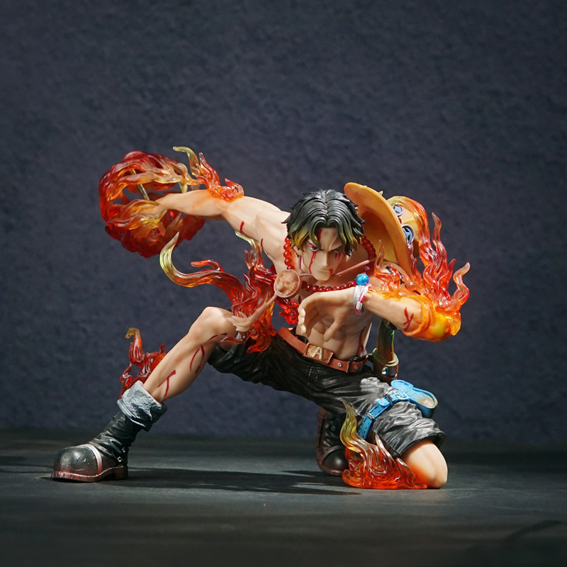 ワンピースフィギュアモデルルフィゾロエースロウサンジ人形フルセットアニメ誕生日ギフト装飾品人形|undefined