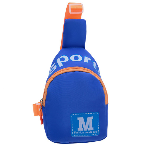 New children's chest bag for men, trendy letter shoulder bag, fashionable coin purse for boys and girls, children's outing crossbody bag