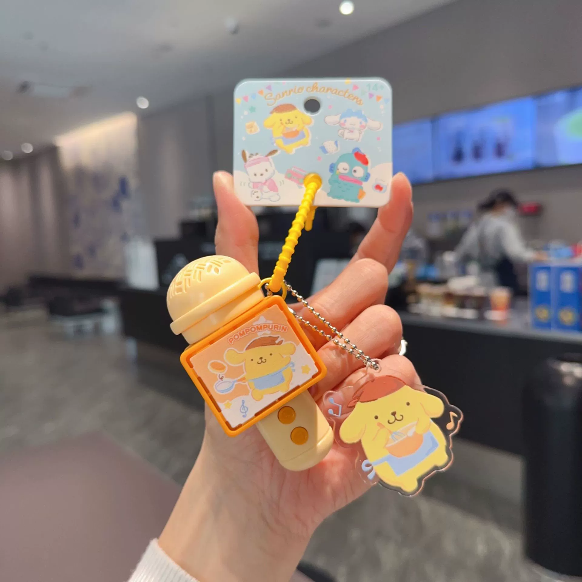 Плюшевый брелок Sanrio Hello Kitty, оригинал, мягкая подвеска 11×7.5 см, коллекционный талисман