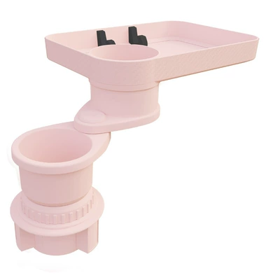 Car cup holder/beverage holder Tray Storage Board - ac-2387-pink-square-tray-car-tray-cup-holder-dinner-plate-storage-rack