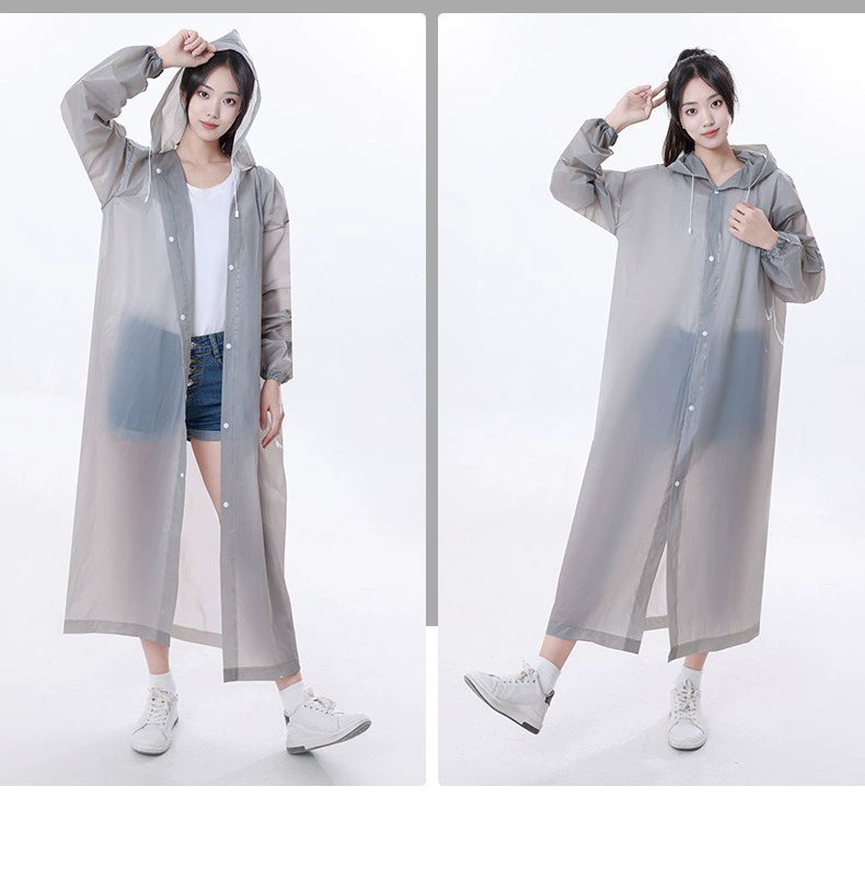 Long travel handheld raincoat for men and women, increased thickness