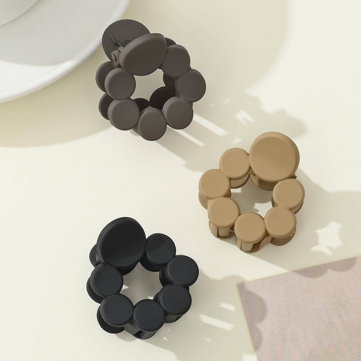 3-piezas pequeño tamaño clip helado mate niña niños mini lindo color horquilla roto pelo tiburón clip transfronterizo