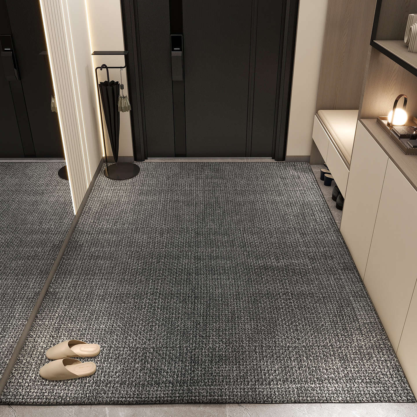 Alfombra de puerta de entrada alfombra de puerta de entrada alfombra de puerta de alta calidad alfombra de puerta doméstica portable de lujo ligero alfombra de pie alfombra de pie