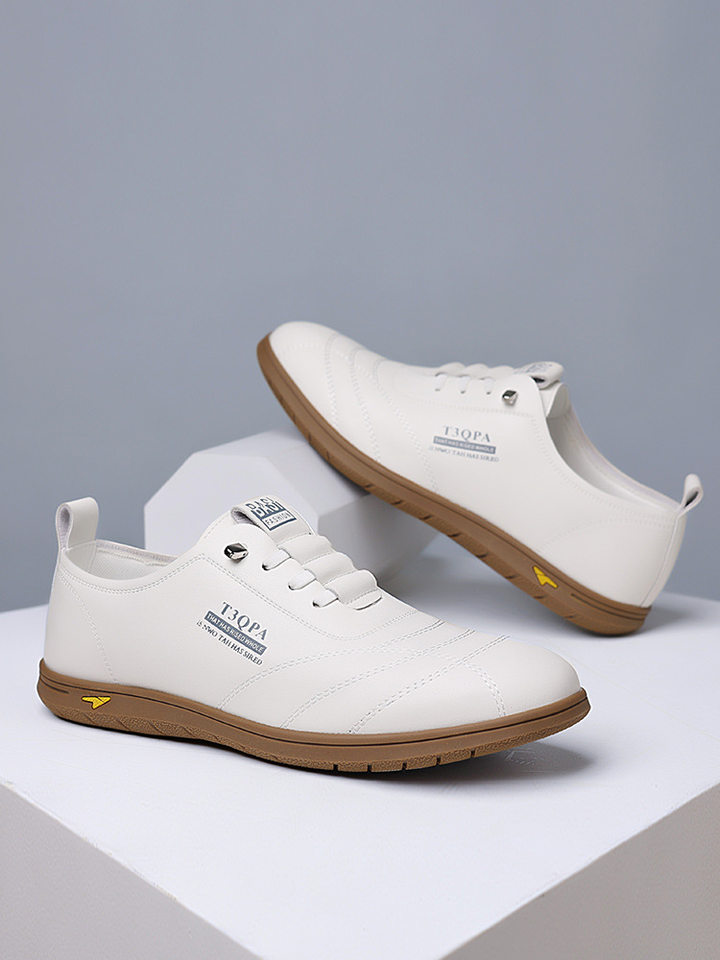 Giày lười nam da mềm đế mềm dạng slip-on phong cách retro, giày da nam thường ngày — Màu trắng 9173, Màu đen 9173, Màu đen cotton chi tiết 11